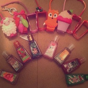 Bath and Body Works Hand Sanitizer and Holders!!!